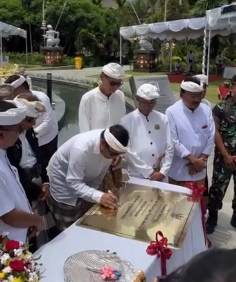 Peresmian Monumen Perjuangan Rakyat Denpasar