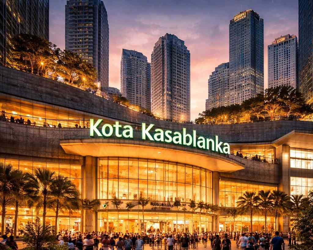 pemandangan di kota kasablanka