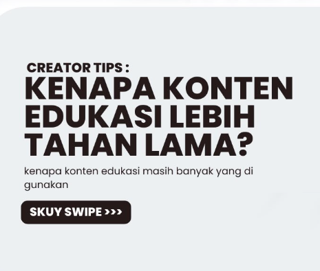 konten edukasi lebih tahan